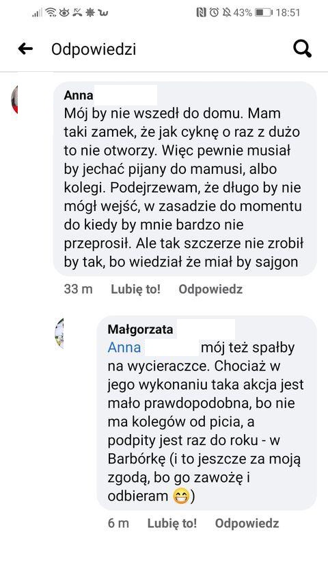 mężczyzna ma być posłuszny kobiecie, foch